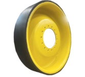 Rebuild idler wheel half for John Deere 9000 series tractors