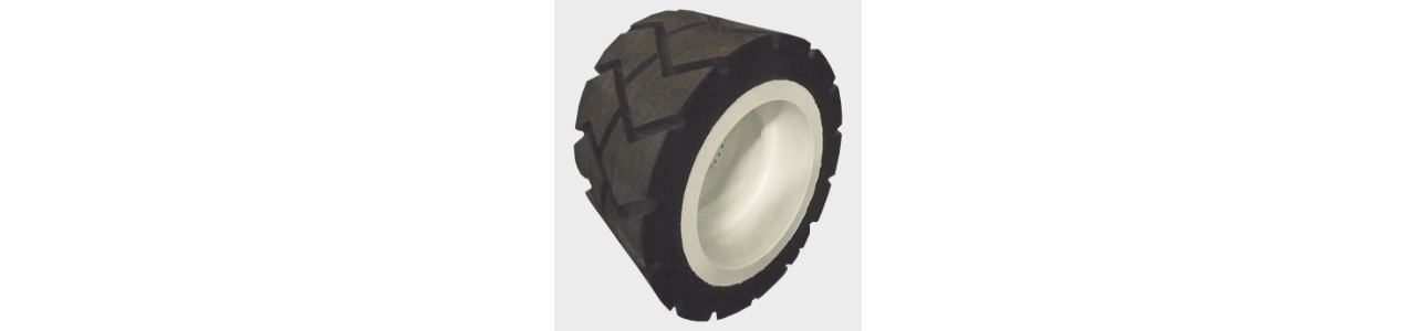 Photo of Sandvik TS490/ED40 wheel, low-profile, chevron tread