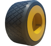 Caterpillar SH660D/SH660HD wheel, diamond tread, suits 16mm chains
