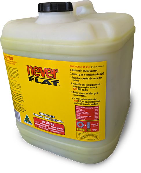 Example image for Never Flat Tyre Sealant 20L drum